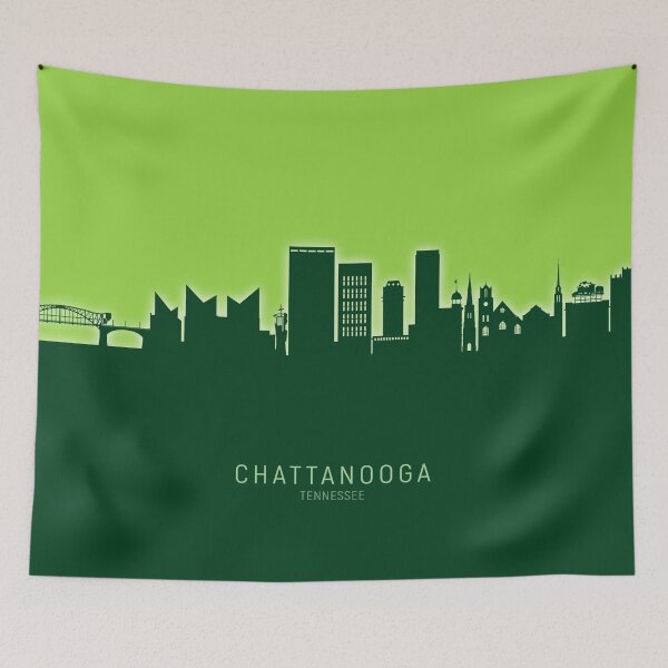 Item preview, Chattanooga Tennessee Skyline designed and sold by ArtPrints.