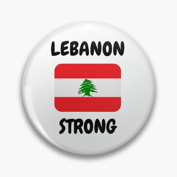 Item preview, Lebanon Strong with flag designed and sold by simplysharon.