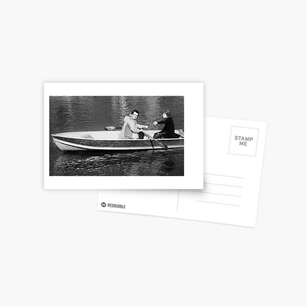Row Boat in Central Park Postcard