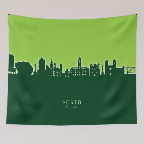 Item preview, Porto Portugal Skyline designed and sold by ArtPrints.