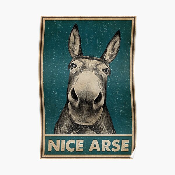 nice arse poster Poster