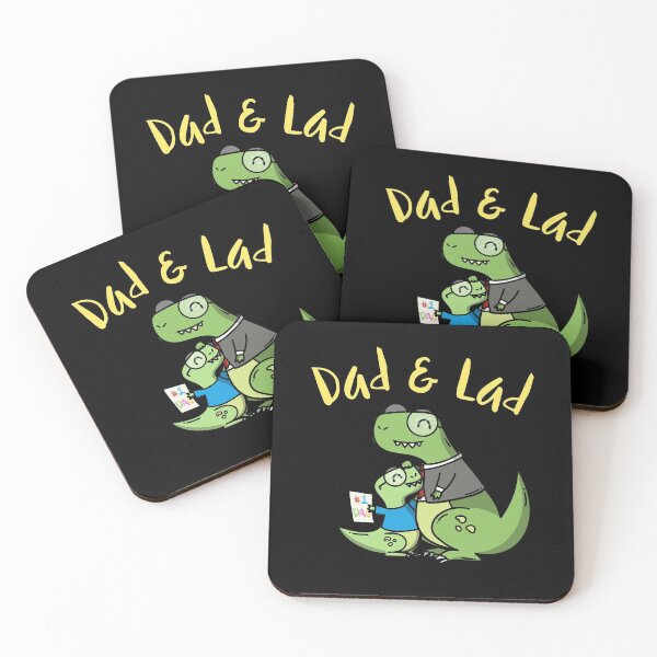 Item preview, Father And Son Dinosaurs - Dad & Lad Design designed and sold by mum-of-two.