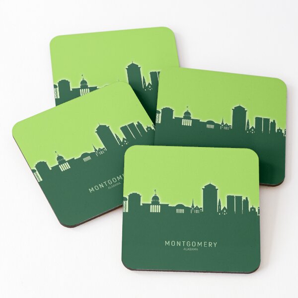 Artikelvorschau, Montgomery Alabama Skyline entworfen und verkauft von ArtPrints.
