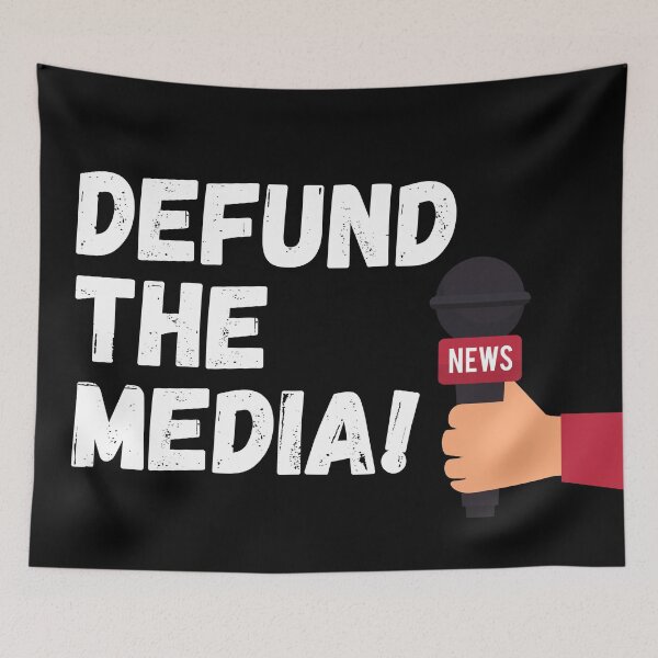 Item preview, defund the media movement designed and sold by Zaibo.