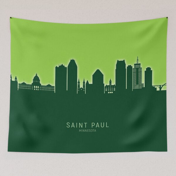 Item preview, Saint Paul Minnesota Skyline designed and sold by ArtPrints.