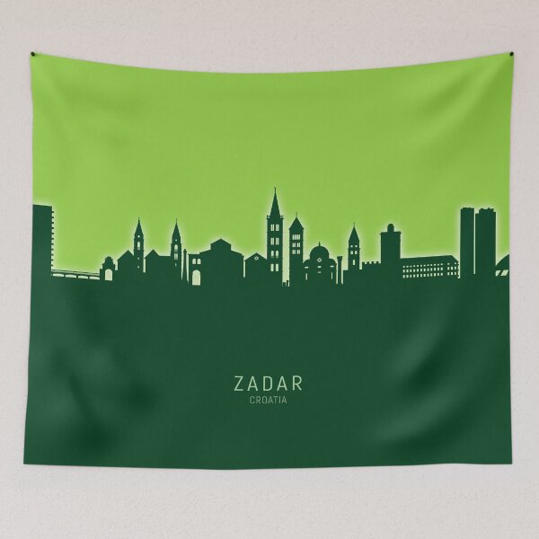 Item preview, Zadar Croatia Skyline designed and sold by ArtPrints.