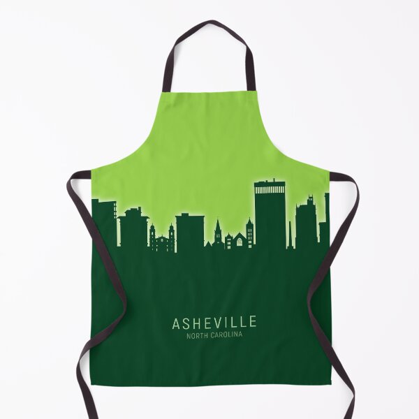 Item preview, Asheville North Carolina Skyline designed and sold by ArtPrints.