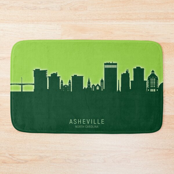 Item preview, Asheville North Carolina Skyline designed and sold by ArtPrints.