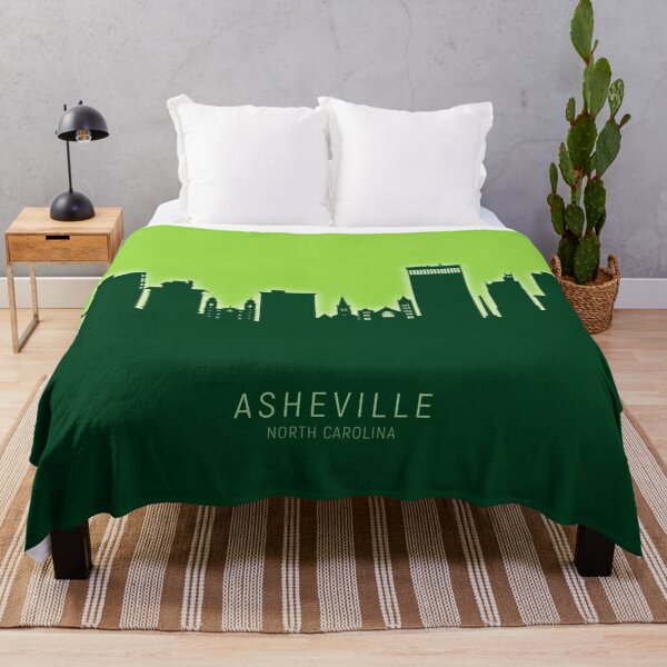 Item preview, Asheville North Carolina Skyline designed and sold by ArtPrints.