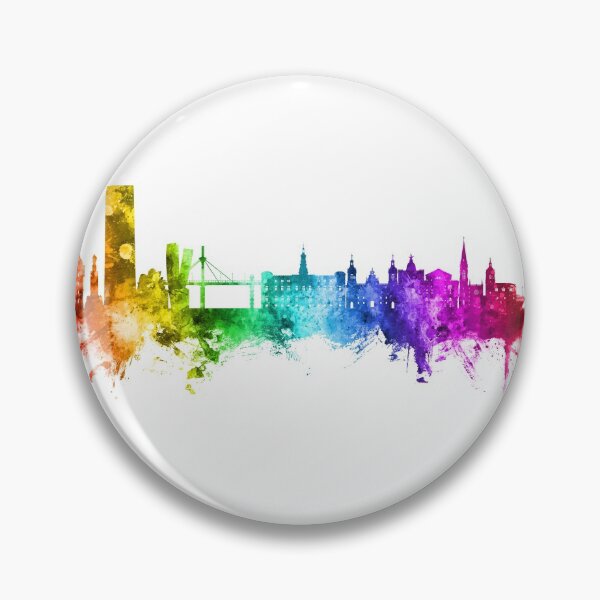 Item preview, Bilbao Spain Skyline designed and sold by ArtPrints.