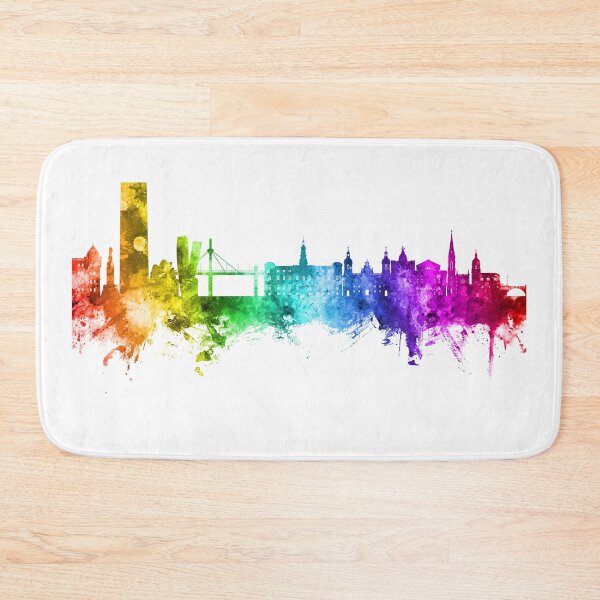 Item preview, Bilbao Spain Skyline designed and sold by ArtPrints.