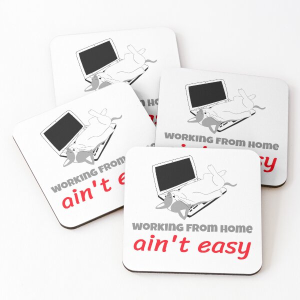 Item preview, Working From Home Ain't Easy designed and sold by mum-of-two.