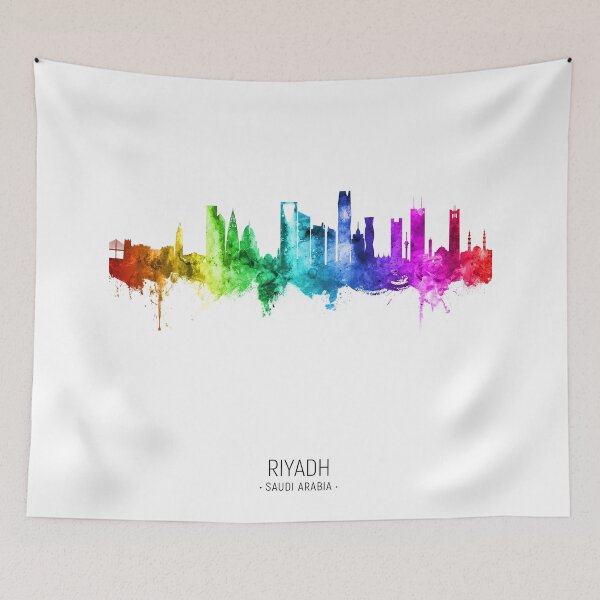 Item preview, Riyadh Saudi Arabia Skyline designed and sold by ArtPrints.