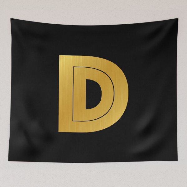 Item preview, Letra D - Serie Golden Initials designed and sold by To-the-T.