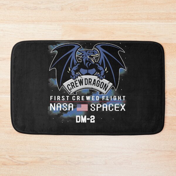 Item preview, Crew Dragon First Crewed Flight Nasa Spacex DM-2 Great Gift for Men Women designed and sold by iamspiner.