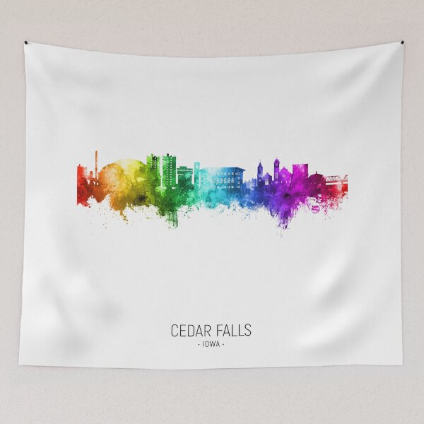 Item preview, Cedar Falls Iowa Skyline designed and sold by ArtPrints.