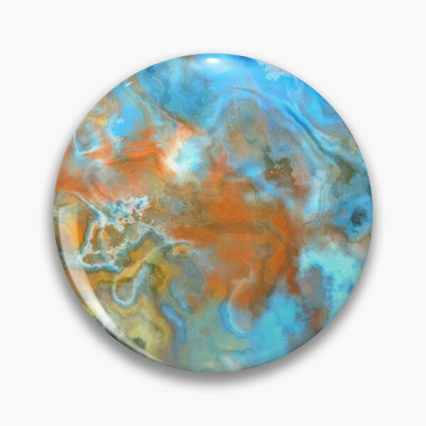 Item preview, Orange - Blue Floating Ink designed and sold by Kolinnaprint.