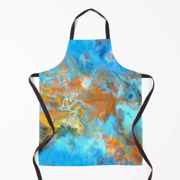 Item preview, Orange - Blue Floating Ink designed and sold by Kolinnaprint.