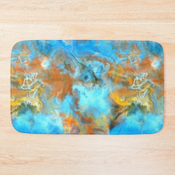 Item preview, Orange - Blue Floating Ink designed and sold by Kolinnaprint.