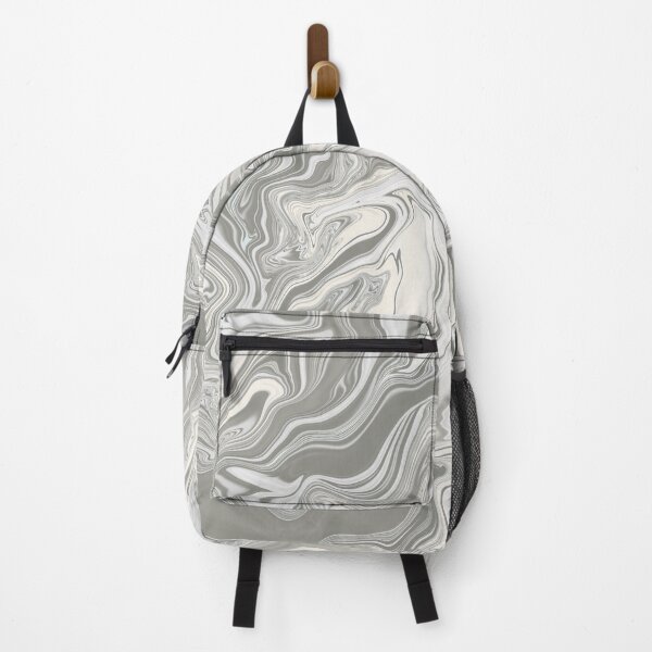 Item preview, Silver Grey marbled abstract design designed and sold by Diane Hunter Art.