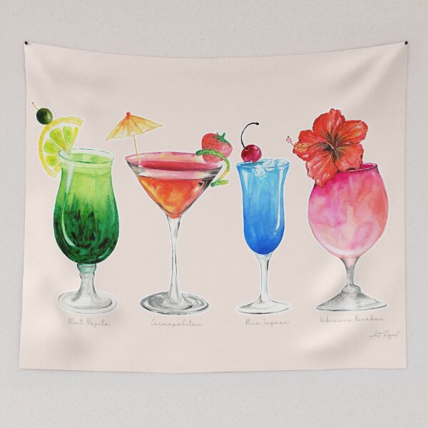 Item preview, TROPICAL COCKTAILS  designed and sold by Arti Rajput.