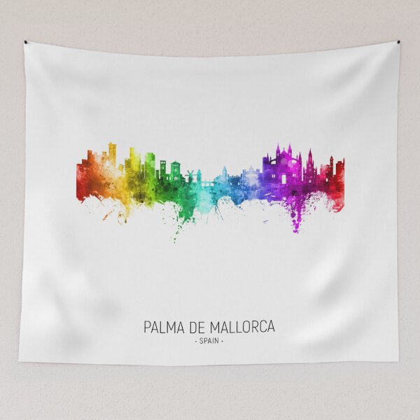 Item preview, Palma de Mallorca Spain Skyline designed and sold by ArtPrints.
