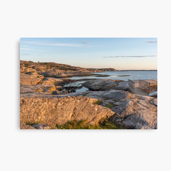 Summer evening by the sea Canvas Print