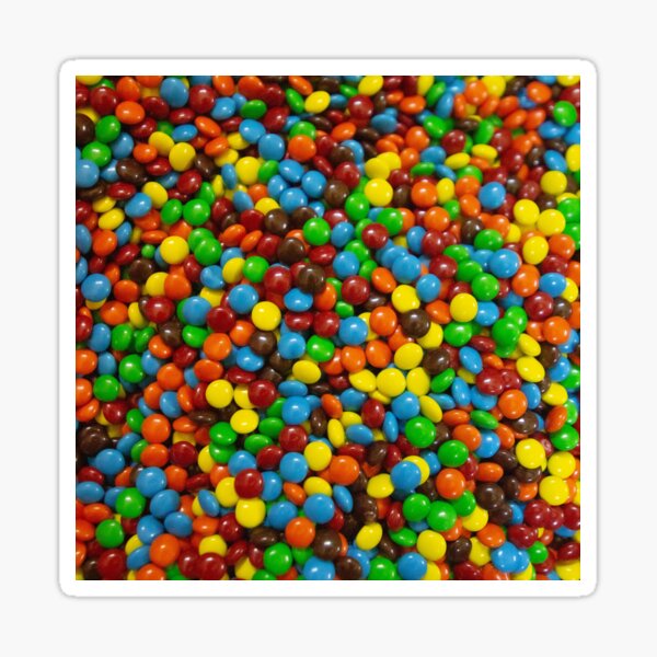 M & Ms. Sticker