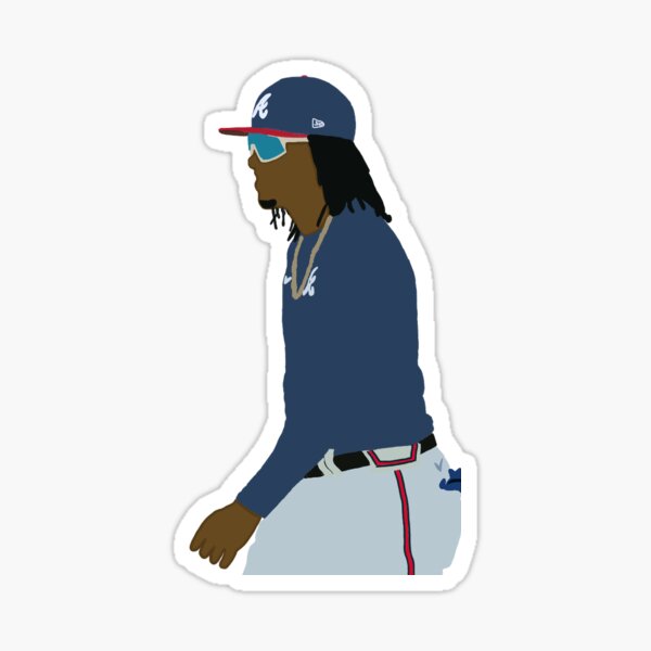 Ronald Acuña Jr. Sticker for Sale by theclemsonj