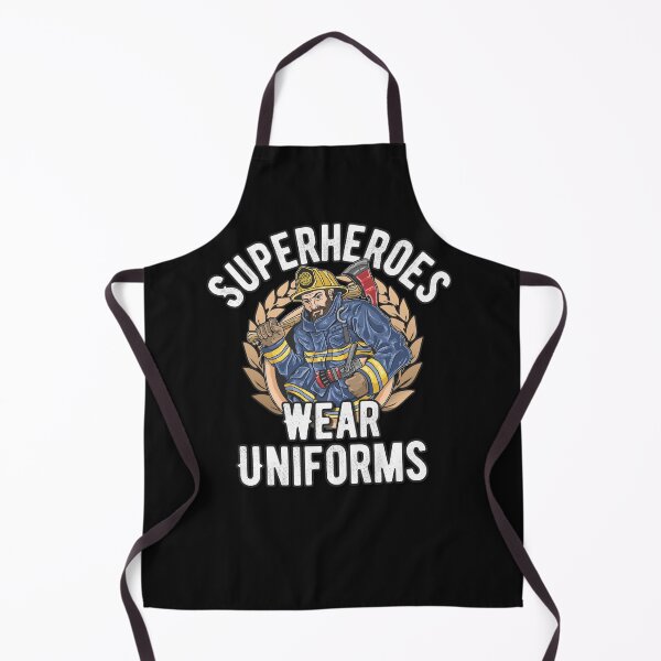 Item preview, Superheroes wear firefighter uniforms designed and sold by Cutebutfunny.