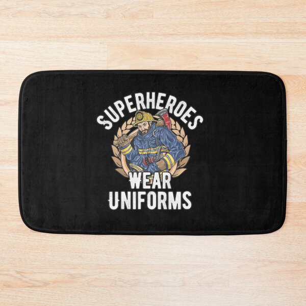 Item preview, Superheroes wear firefighter uniforms designed and sold by Cutebutfunny.
