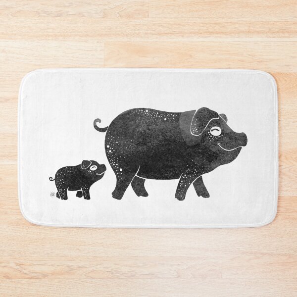 Item preview, Pig mum and baby designed and sold by adeillustrator.