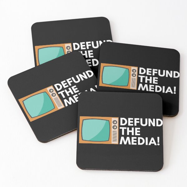 Item preview, Defund the media designed and sold by Zaibo.