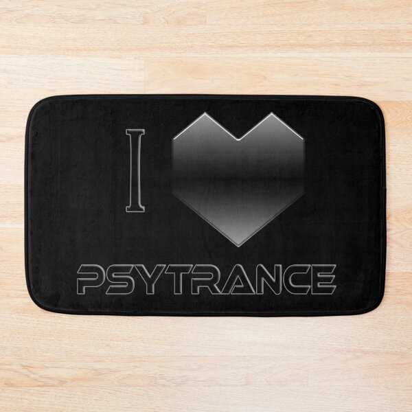 Item preview, I Love Psytrance - Black - Grey designed and sold by NoMatterLab.