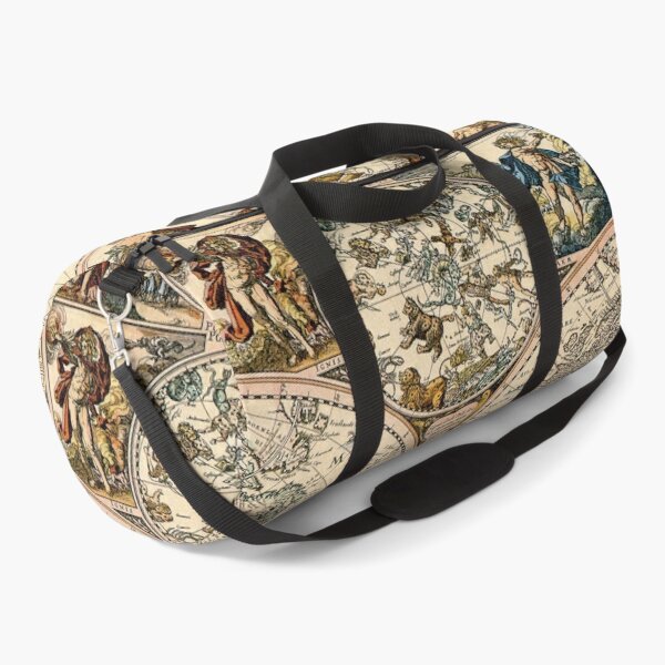 Vintage World Map duffel bag  Louis vuitton bag neverfull, Bags