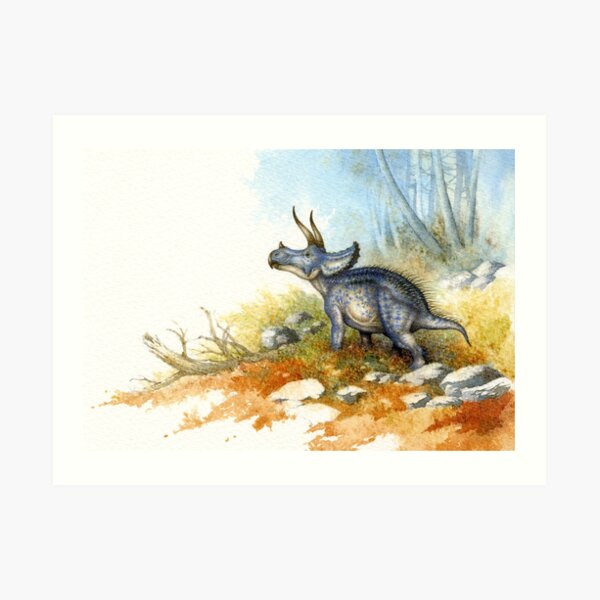 Triceratops Art Print