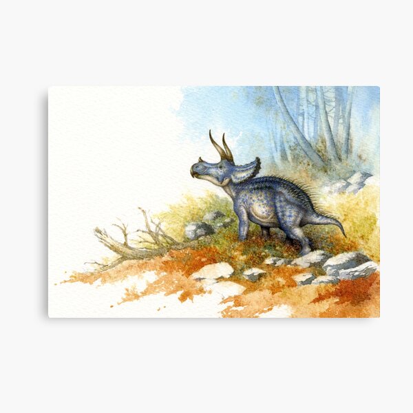 Triceratops Canvas Print