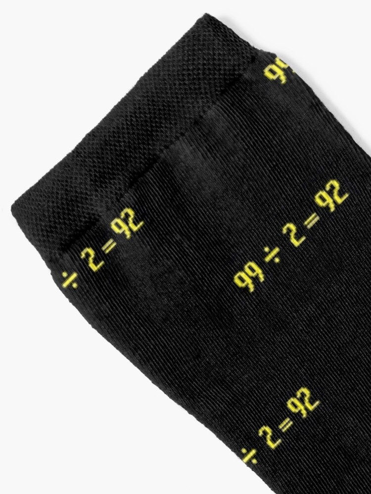 99-divided-by-2-equals-92-osrs-socks-for-sale-by-isobelcough-redbubble