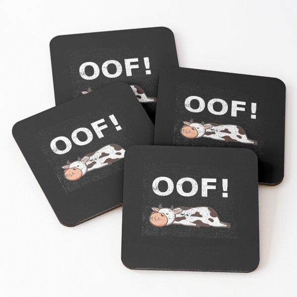 Item preview, Distressed Oof T Shirt with cow designed and sold by kammoe.