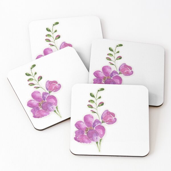 Item preview, Purple Watercolor Flower designed and sold by Inesa-Kav.