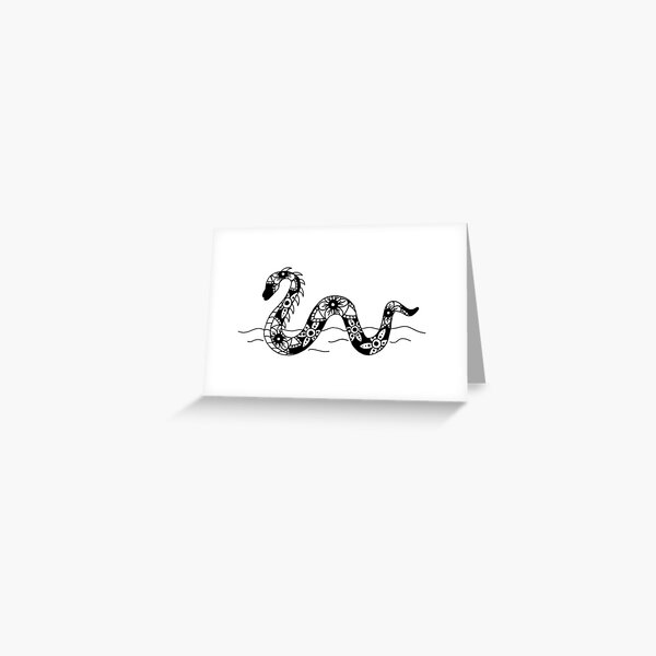 Nessie Mandala Greeting Card