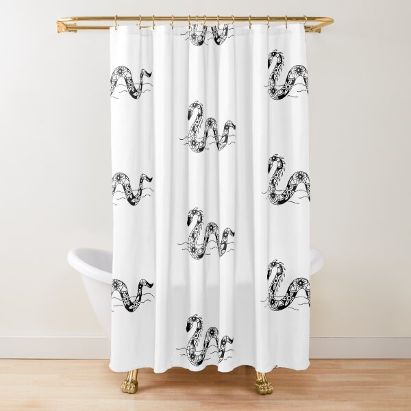 Nessie Mandala Shower Curtain