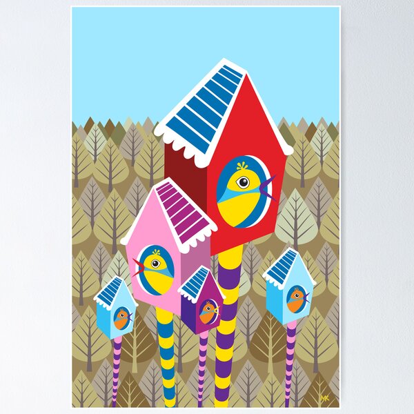 Forest Birds Poster