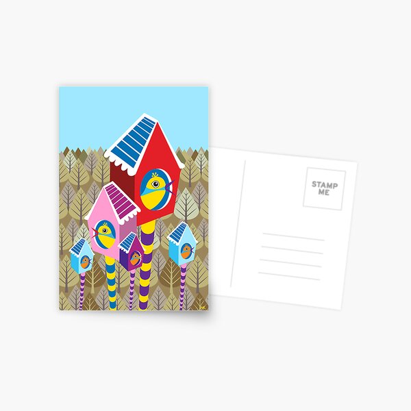 Forest Birds Postcard
