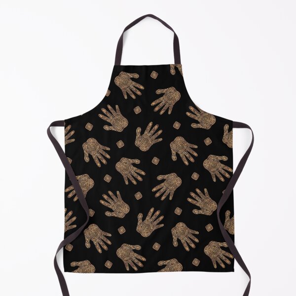 Item preview, Spiral Hand Print - Gold and Black designed and sold by Olooriel.