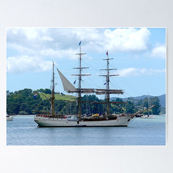 Europa at Opua, Bay of Islands,  New Zealand........! Poster