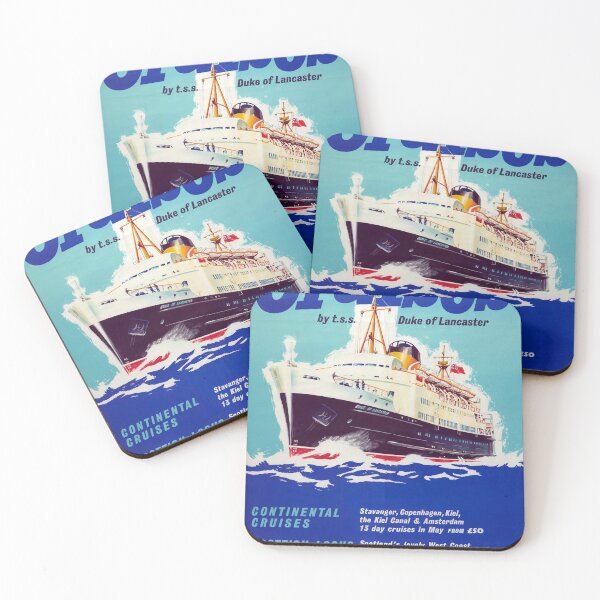 Item preview, 1963 Holiday Cruises retro poster designed and sold by CorasPosters.