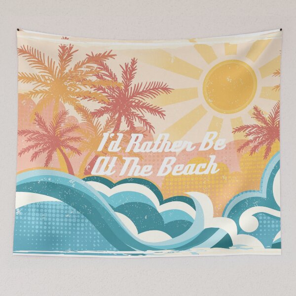 Item preview, I 'd Rather Be At The Beach designed and sold by RobomShop.