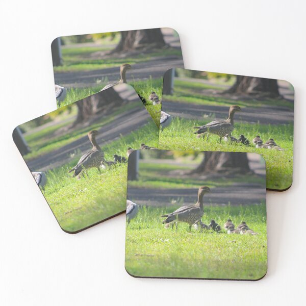 Item preview, Duck Family walking in the neighbourhood  designed and sold by Mickangelhere.