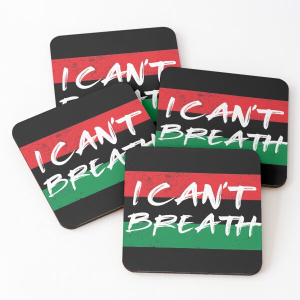 Item preview, I Can't Breathe Black Lives Matter Pan African Colors Protest designed and sold by funnytshirtemp.